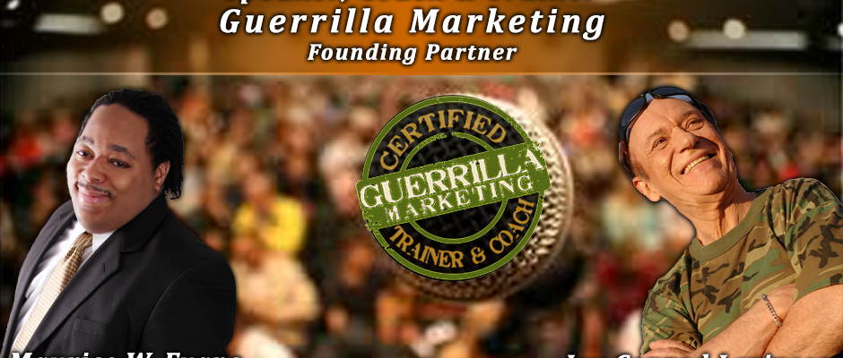 Maurice W. Evans is a Certified Speaker, Coach & Trainer for Jay Conrad Levinson's Guerrilla Marketing